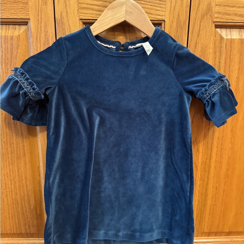 Matilda Jane Navy Ruffle Sleeve Tee